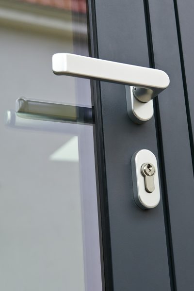 Exterior door handle and Security lock Exterior door handle and Security lock