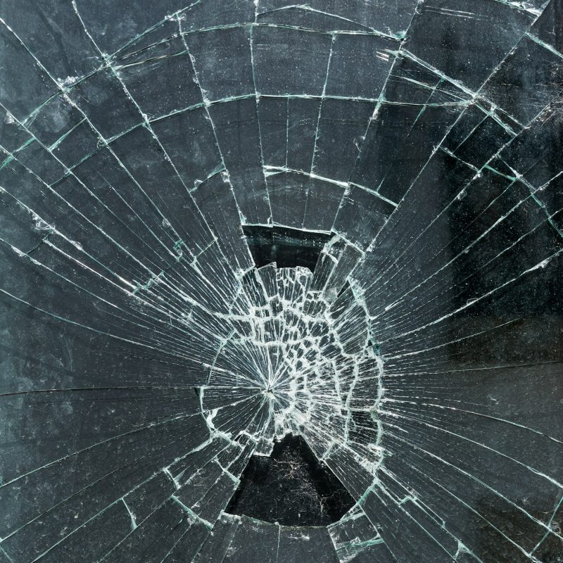 Broken glass